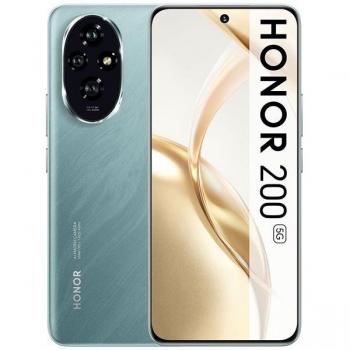 Honor 200 5G Dual SIM, 12GB RAM, 512GB almacenamiento, color Verde (Ocean Cyan), cámara de nivel de estudio, pantalla HONOR con confort visual, batería de silicio-carbono de 5200 mAh