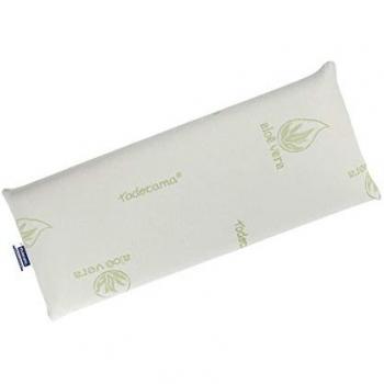 Almohada Viscoelástica Aloe Vera Plus Termorregulable con Doble Funda y Adaptabilidad al Cuello (67 cm)