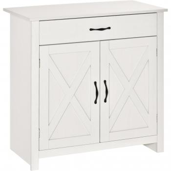 Aparador de Cocina HOMCOM con Cajón y 2 Puertas
