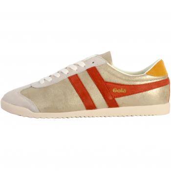 Gola Bullet Blaze Women's Fashion Sneakers in Gold/Orange Spice/Sun