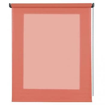 Estor Enrollable Translúcido Coral 100% Poliéster para Ventanas y Puertas - Aporta Privacidad y Tamiza la Luz, Ideal para Cocina y Salón (100 x 250 cm)