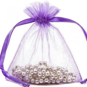 50 Bolsas de Organza boda fiesta 10 cm x 15 cm