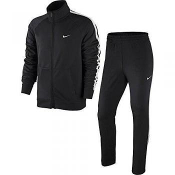 Nike Poly Knit TRK Suit - Chándal para hombre, color negro, talla L