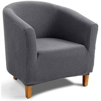 TIANSHU Funda de Sillón Chesterfield,Tejido Jacquard de poliéster y Elastano Fundas de sofá Suaves duraderas Tub Chair Sillón