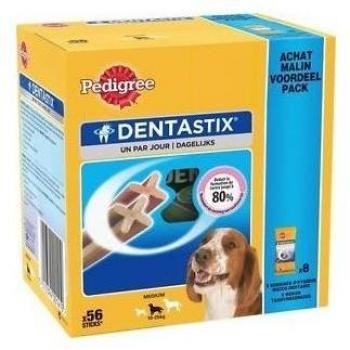 Pedigree Dentastix Daily Oral Care Medium Dog Treats, 56 Sticks