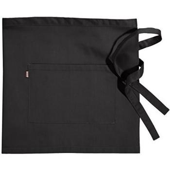 Velilla 404201; Delantal corto con bolsillo; color negro; talla única