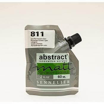 Sennelier Color acrílico mate Serie Abstract Matt 60 ml 811 verde permanente claro