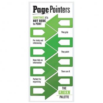 That Company Called If 32006 Pack of 8 Arrow-Shaped Page Pointers - Green