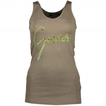 GUESS JEANS W83I00K1810 Camiseta de Tirantes Mujer Verde Duo XL
