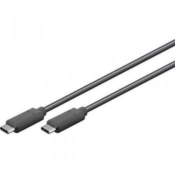 goobay 38873 Sync & Charge Super Speed20Gbps USB-C 3.2 Gen 2x2 Cable de Carga y sincronización Tipo C, 1m