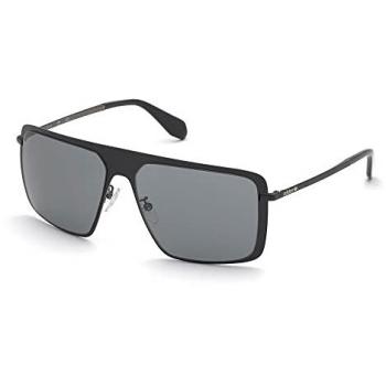Adidas Originals OR0036 Square Full-Rim Men's Sunglasses with Metal Frame, Black