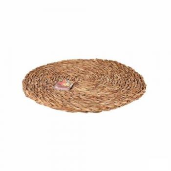 Salvamantel de Mimbre Marrón Ø 35 cm - Pack de 24 Unidades