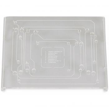 Soporte Universal para Riel DIN para Placas de Desarrollo y Minicomputadoras VESA 75