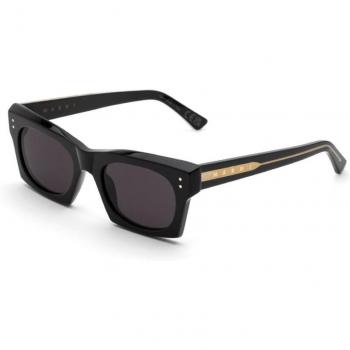 Marni Edku 4LY Unisex Squared Sunglasses Black Size 52