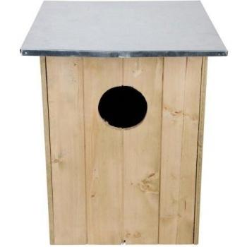 Caja nido para búho (chouette hulotte) - 47,5 x 47,5 x 59,7 cm - Madera de pino