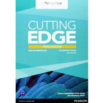 Cutting Edge 3rd Edition Pre-Intermediate Students' Book with DVD and MyEnglishLab Pack - 9781447944058