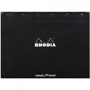 Bloc N° 38 Negro Formato 420x318 / A3+, 80 hojas 80 g/m2 agradas, dot Grid