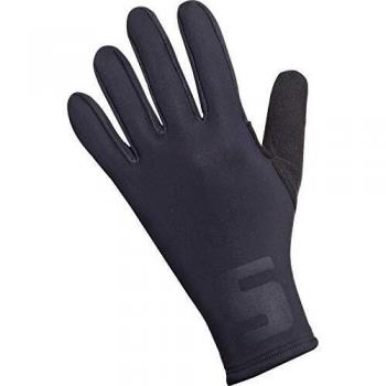 SIX2 Black-S - Guantes de Invierno Impermeables para Ciclismo, Talla S, Unisex