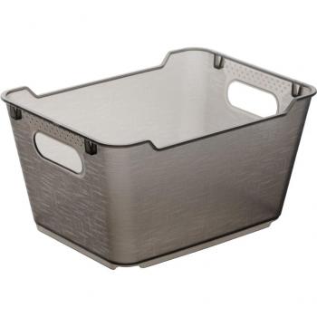 Caja de Almacenaje Keeeper Lotta 1,8 L - Gris Cristal - Versátil y Elegante