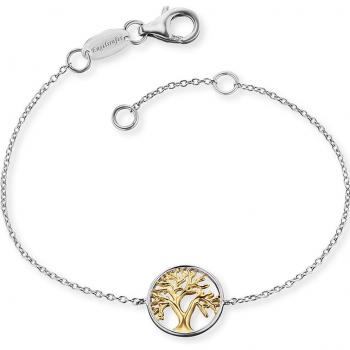 Pulsera de Plata 925 Bicolor Árbol de la Vida Engelrufer para Mujer 20cm