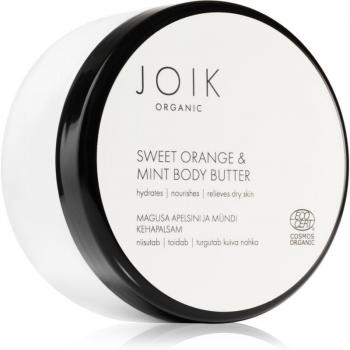 Manteca Corporal Orgánica de Naranja Dulce y Menta, 150 ml