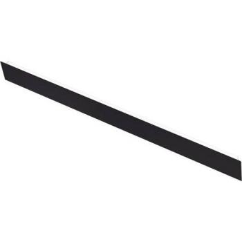 Aplique LED de Aluminio Arenado Fino 7,44 cm Negro 104,5cm 2090lm 2700K