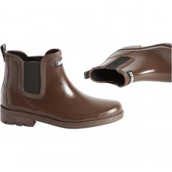 Aigle Carville 2 Women's Rubber Chelsea Rain Boots - Cocoa Brown
