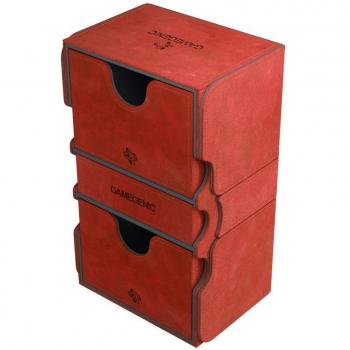 Stronghold Holds 200 Sleeves Convertible Deck Box - Caja de Mazo para Juegos de Mesa, capacidad para 200 cartas, diseño convertible, material resistente y duradero, ideal para proteger y organizar tus cartas