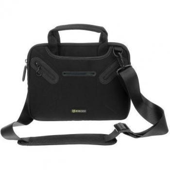 Evecase - Maletín y Estuche Universal para Ordenador y Tablet  Portátil de 10,1 pulgadas con Manijas y Correa de Hombro, Negro