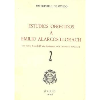 Estudios ofrecidos a Emilio Alarcos Llorach Tomo II