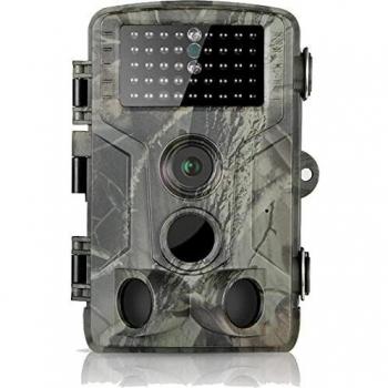DIGITNOW! Cámaras de Caza 16MP 1080P FHD Impermeable,Gran Angular de 120° y 42pcs IR LED Infrarrojo Visión Nocturna con Hasta 80FT/25m,Sendero Juego Camera, Cazar Vigilancia de la Fauna