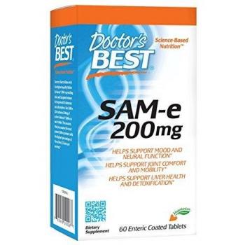Doctor's Best SAM-e 200 mg Enteric Coated Tablets - 60 Count