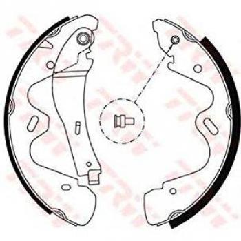 Juego de zapatas de freno TRW GS8480 - Zapatas de freno, marca TRW, modelo GS8480, diseño optimizado para un rendimiento superior en la frenada, fabricadas con materiales de alta calidad para mayor dur