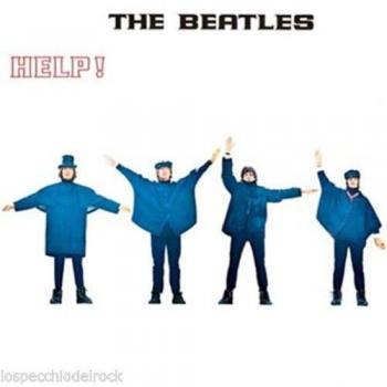 Beatles Help – Placa de metal de colección 30 x 30 cm