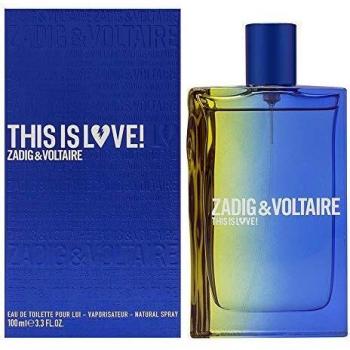 ZADIG&VOLTAIRE This IS Love Him Eau DE Toilette 100ML VAPORIZADOR Unisex Adulto, Negro, Estándar