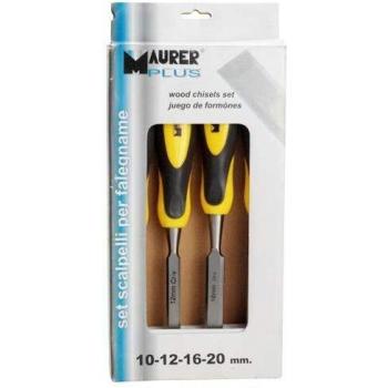 Juego De Formones Maurer Mango Bimaterial 4 Piezas
