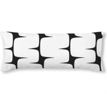 Funda de Almohada 100% Algodón Modelo Lahay Negro - Tamaños 90 cm, 105 cm y 45 x 125 cm
