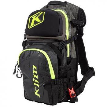 Klim Nac Pak Mochila para Nieve 13L Hi Vis Negro Gris