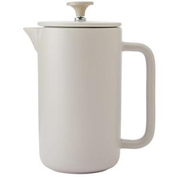 Cafetera Prensa Francesa Arezzo de Cerámica Resistente al Calor 1L para 8 Tazas, Ideal para Café y Té Suelto