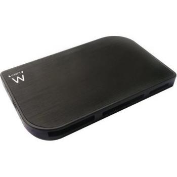 Ewent EW1065 - Lector de tarjetas Todo-en-uno, USB 2.0
