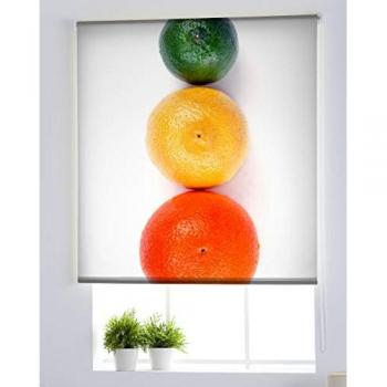 Estor Enrollable Translúcido Estampado para Cocina 130 x 180 cm - Fácil Instalación Pared o Techo - Envío Gratis