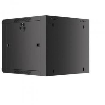 Armario Lanberg Mural Rack 19 9U 600 Flat Pack Negro