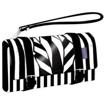 Cartera Polipiel Unisex Beetlejuice Blanco y Negro Estándar