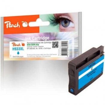 Cartucho de Tinta Peach 319109 XL Cyan Compatible con HP OfficeJet 6700 Premium y Modelos Similares