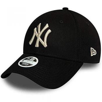 New Era Wmns Metallic 940 Neyyan Gorra, Unisex Adulto, Black, Talla Única