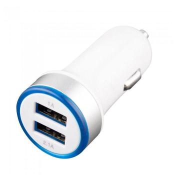Cargador de coche USB doble 2.1A