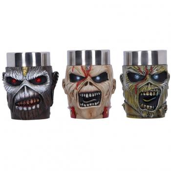Pack de 3 Vasos de Chupito Eddie Iron Maiden