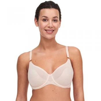 Chantelle Pure Light Seamless Molded Underwire Bra - Nude Blush 34F