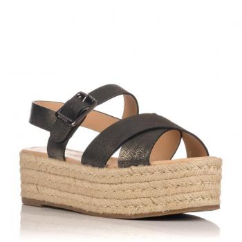 MTNG Tessy, Sandalias con Plataforma Mujer, Negro