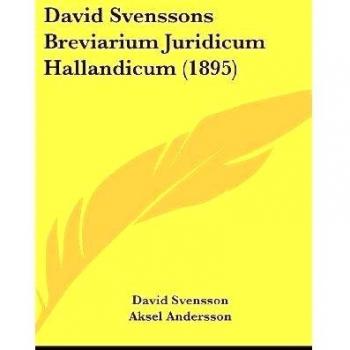 David Svenssons Breviarium Juridicum Hallandicum